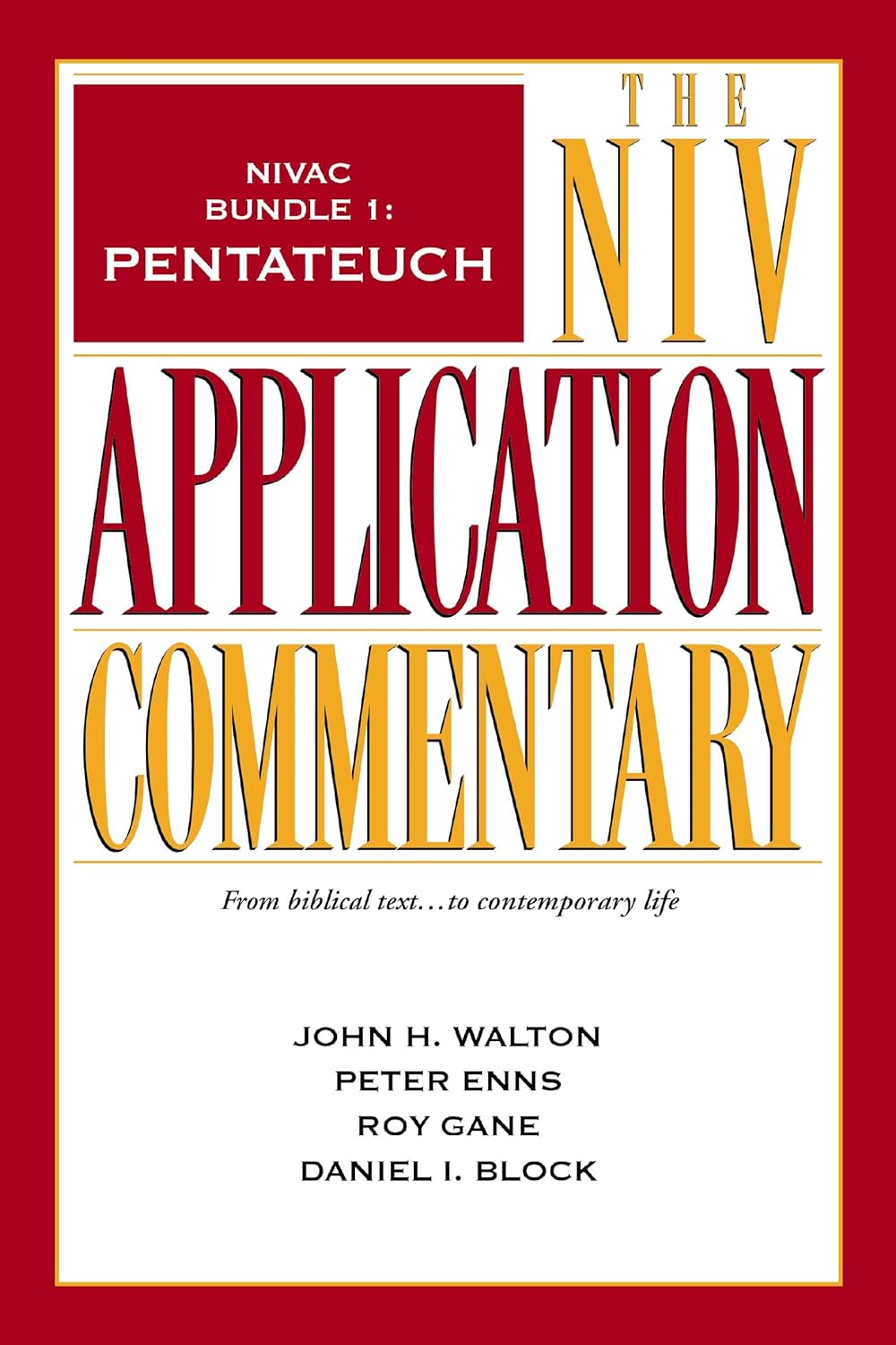 NIVAC Bundle 1: Pentateuch (The NIV Application Commentary) (PDF/EPUB Version)