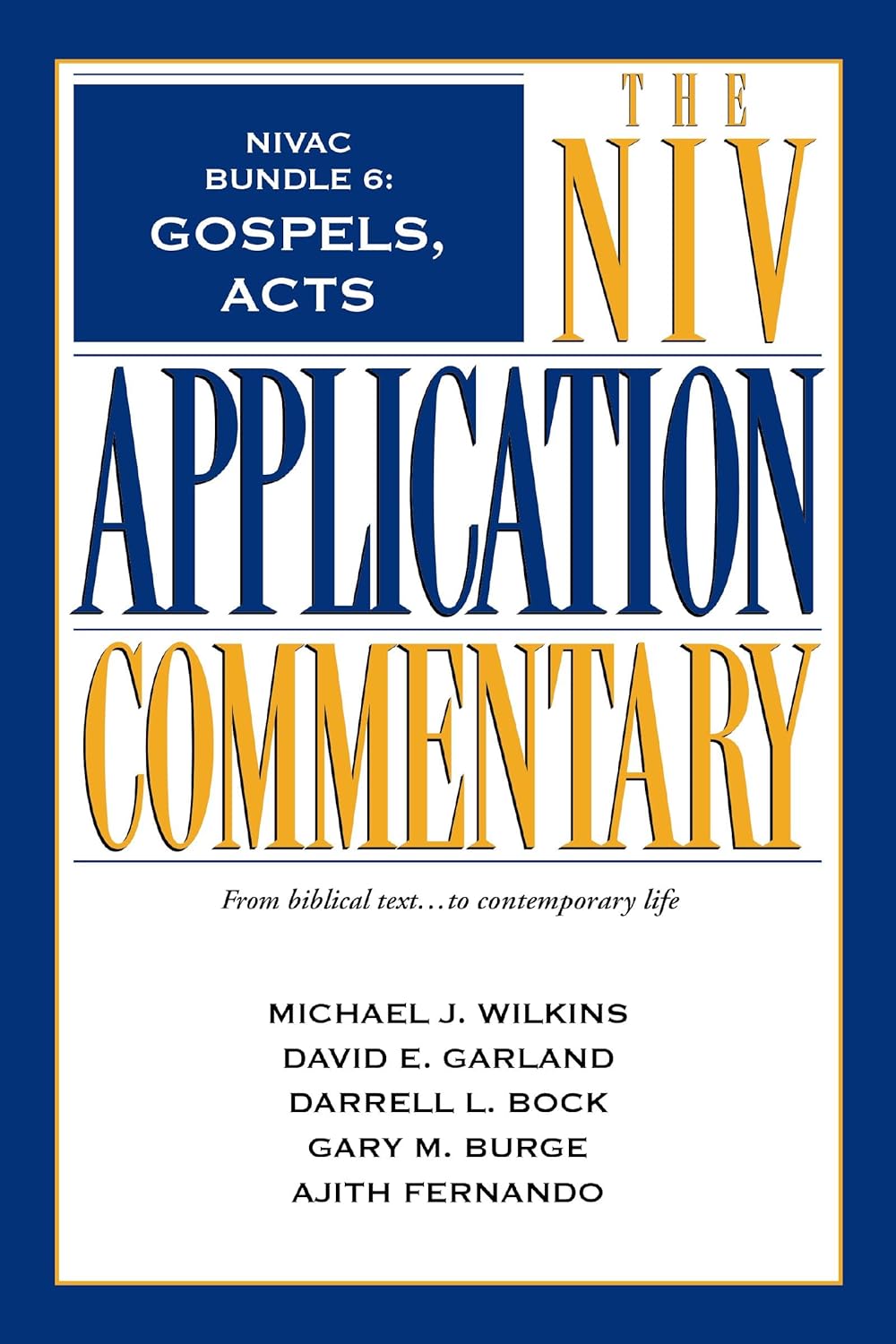 NIVAC Bundle 6: Gospels, Acts (The NIV Application Commentary) (PDF/EPUB Version)