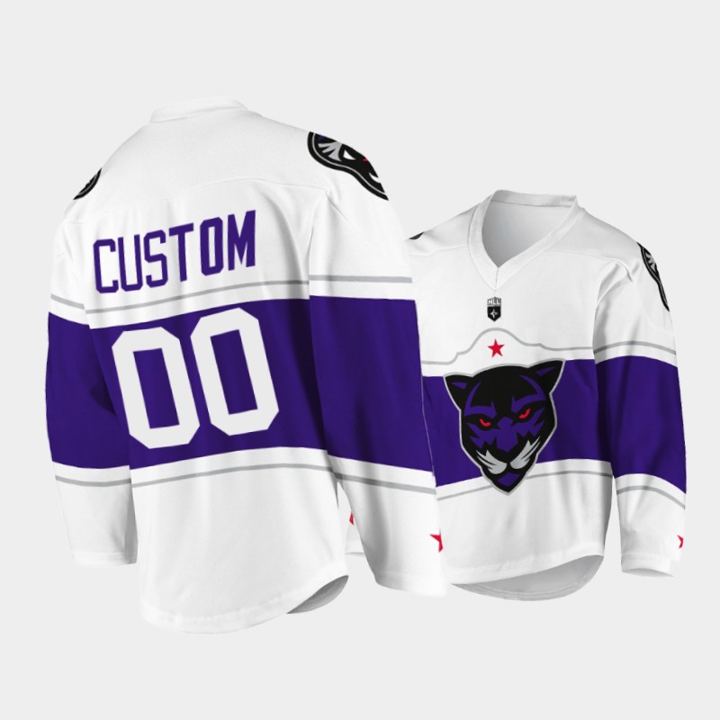 NLL Panther City Lacrosse Club 2022 White Custom Jersey