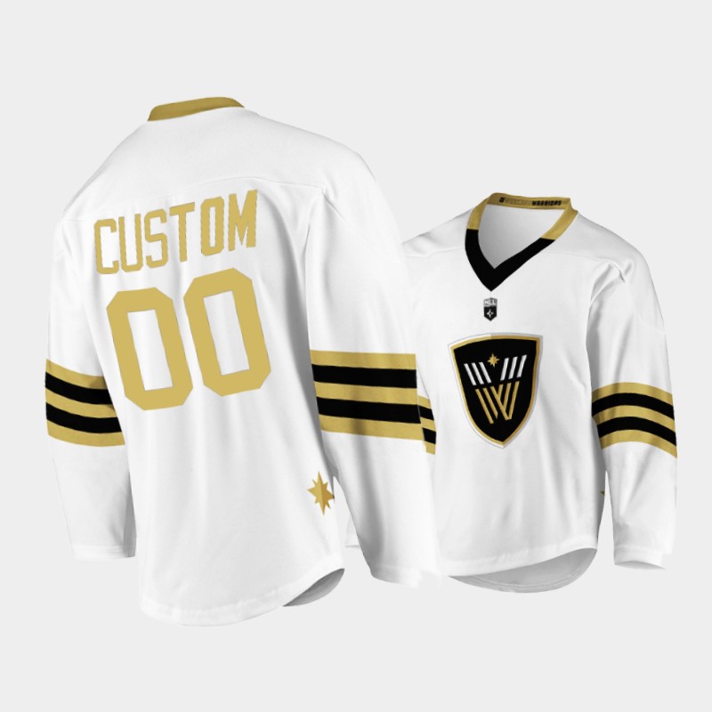 NLL Vancouver Warriors 2022 White Custom Jersey