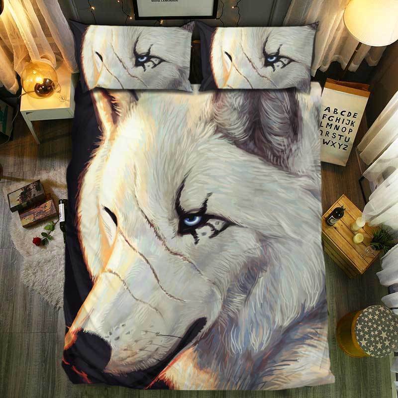 Nm Pecial Wolf Collection 3D Customized Duvet Cover Bedding Set