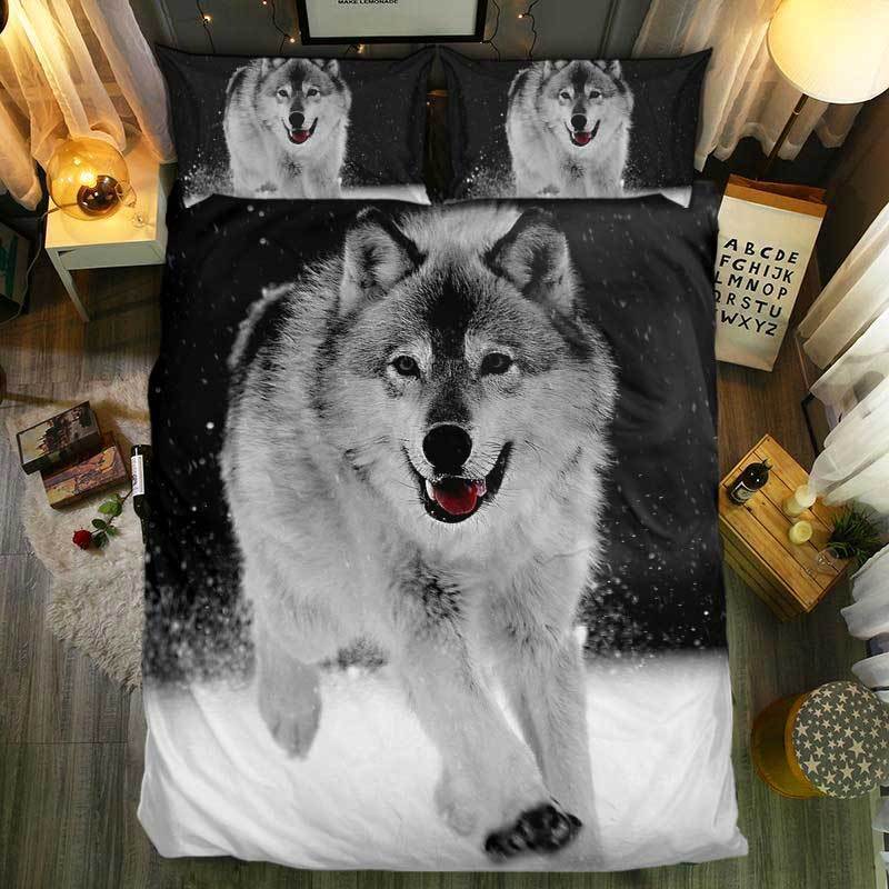 Nm Pecial Wolf Collection 3D Customized Duvet Cover Bedding Set