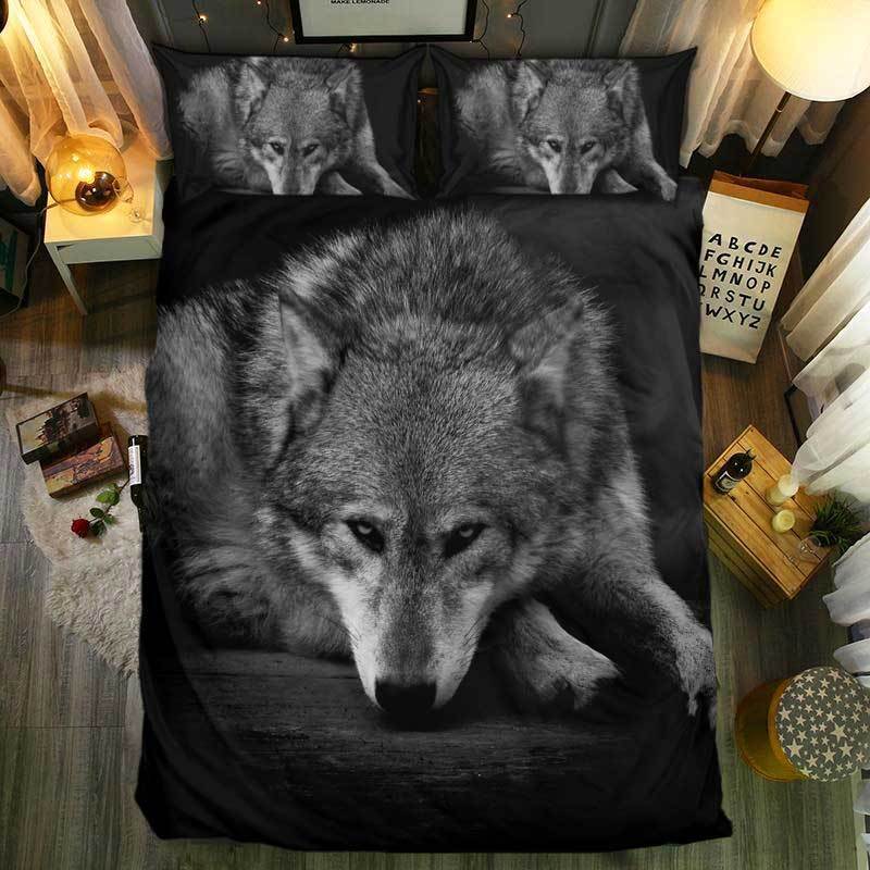 Nm Pecial Wolf Collection 73D Customized Duvet Cover Bedding Set