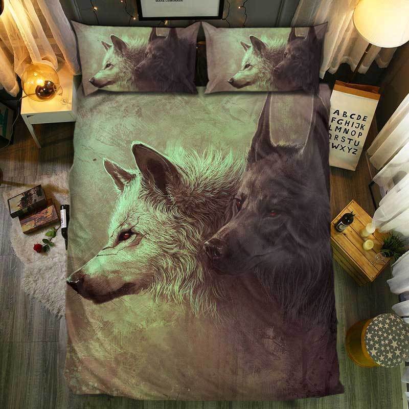 Nm Pecial Wolf Collection 83D Customized Duvet Cover Bedding Set