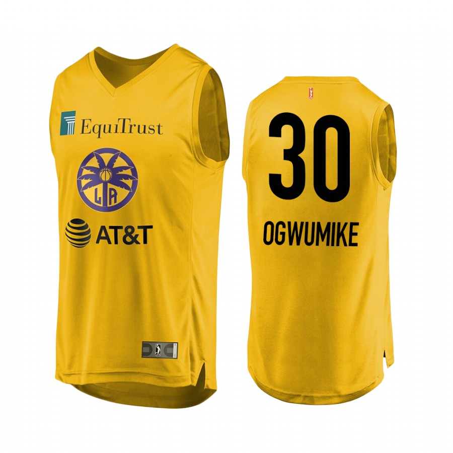 Nneka Ogwumike WNBA WNBA Primary Men's Gold Jersey