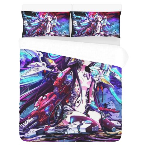 No Game No Life 3D Customized Duvet Cover Bedding Set