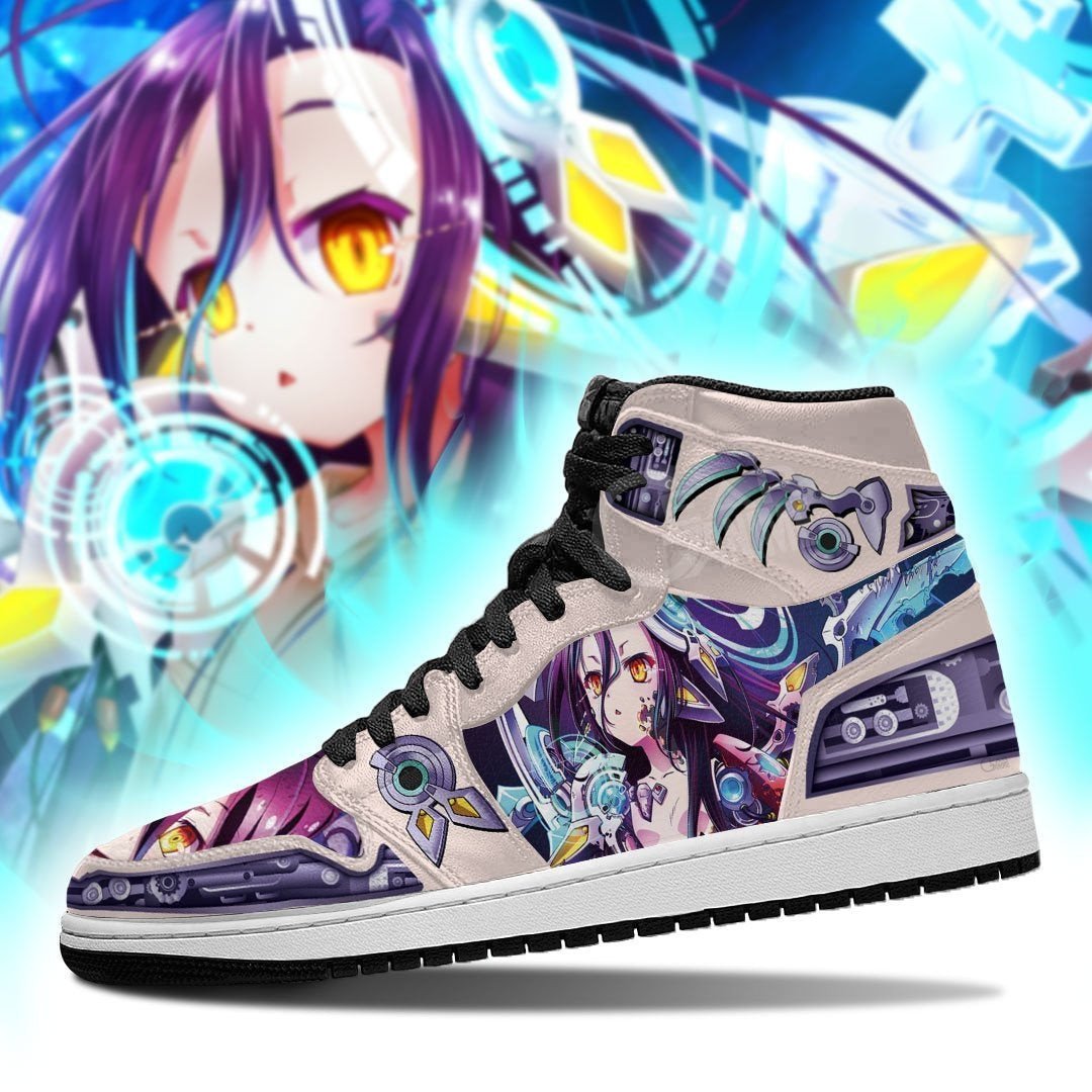 No Game No Life Shuvi JD1s Sneakers Anime Shoes For Fan, Air Jordan Hightop