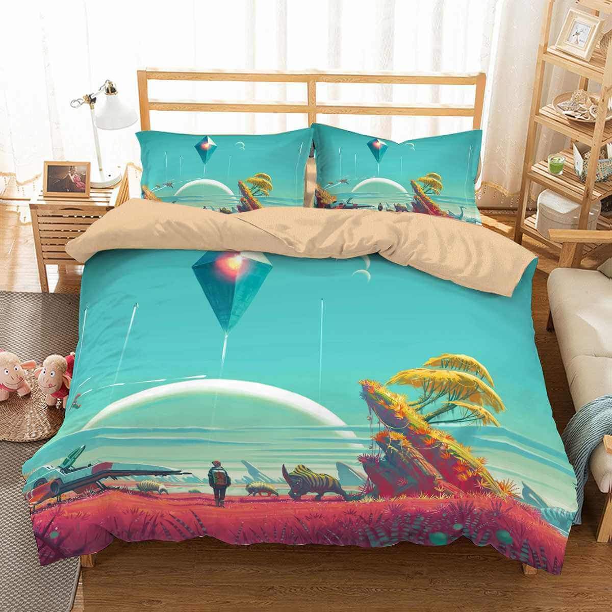 No Man’S Sky 3D Customized Duvet Cover Bedding Set