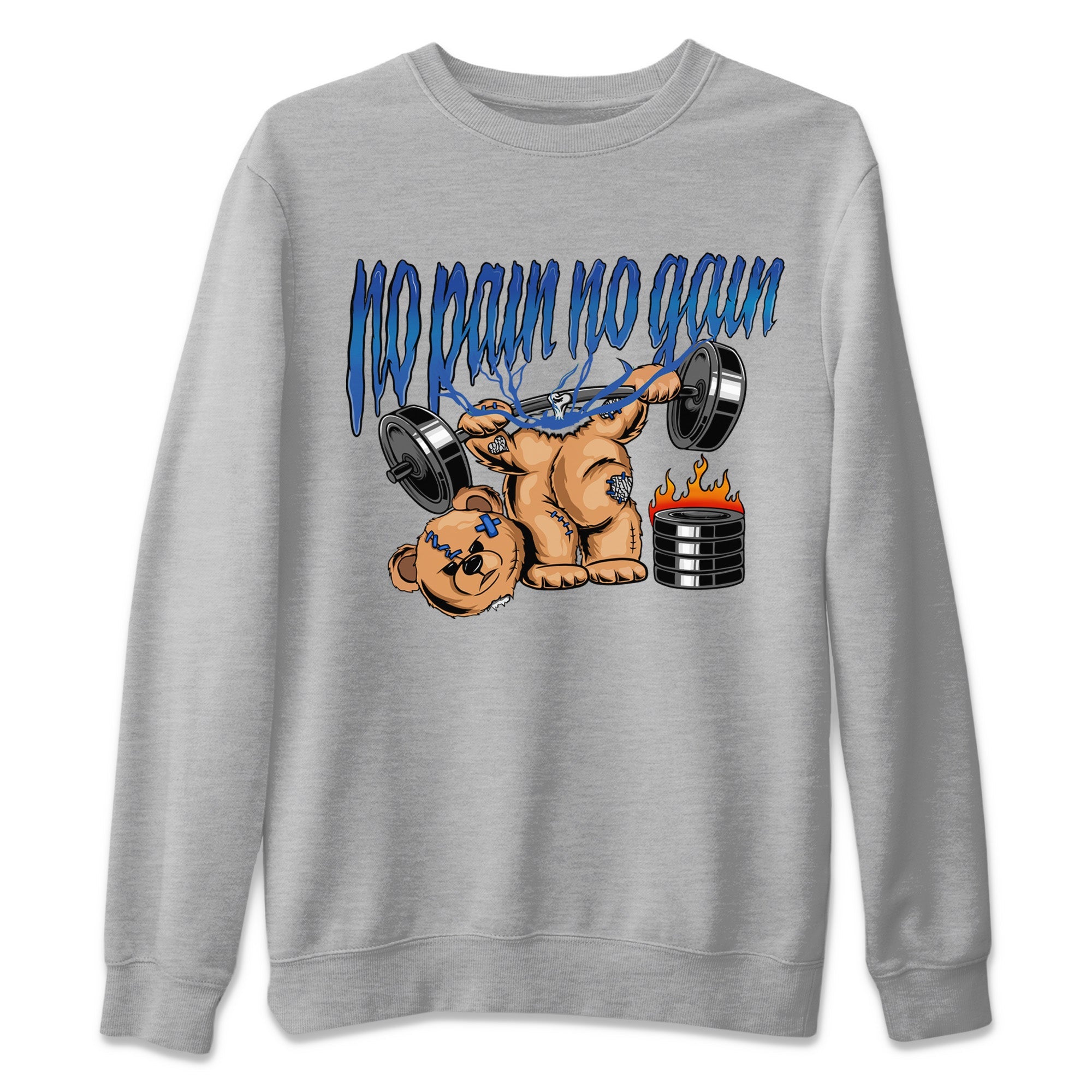No Pain No Gain Unisex Sweater – Air Jordan 3 Wizards, Sneakers Matching Sweater