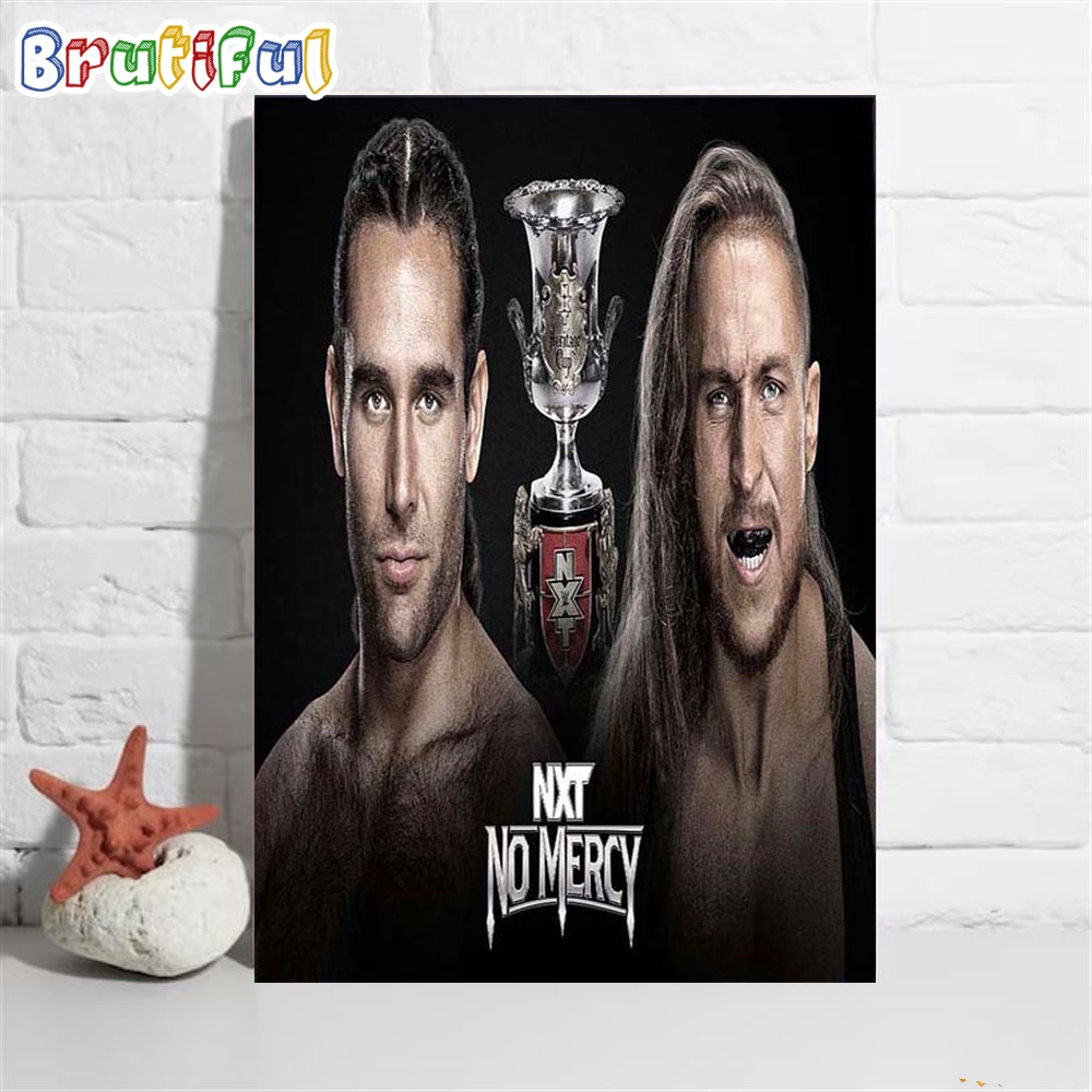 Noam Dar Vs Butch For NXT Heritage Cup At NXT No Mercy Wall Art Poster Canvas