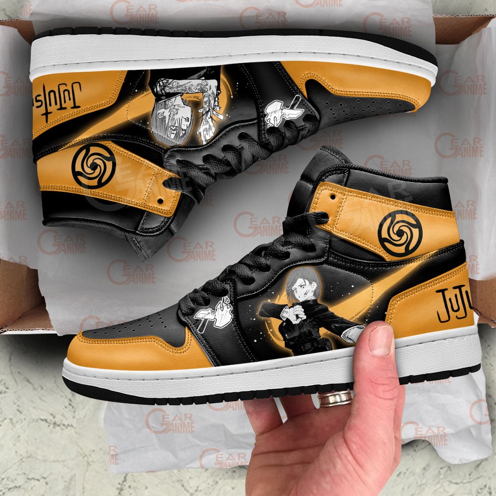 Nobara Kugisaki JD1s Sneakers Jujutsu Kaisen Anime Shoes, Air Jordan Hightop