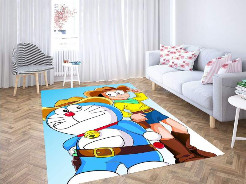 Nobita And Doraemon Carpet Rectangle Rug