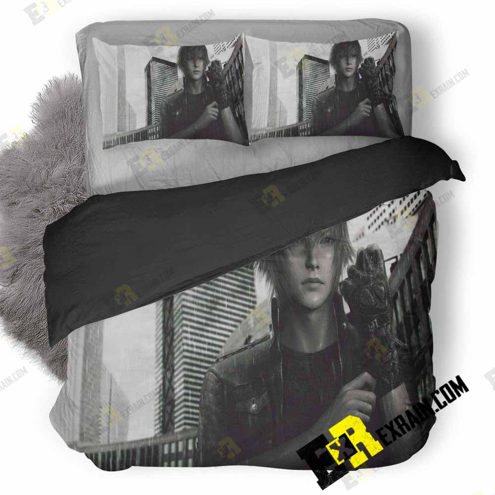 Noctis Lucis Caelum Final Fantasy Xv Qu 3D Customized Duvet Cover Bedding Set