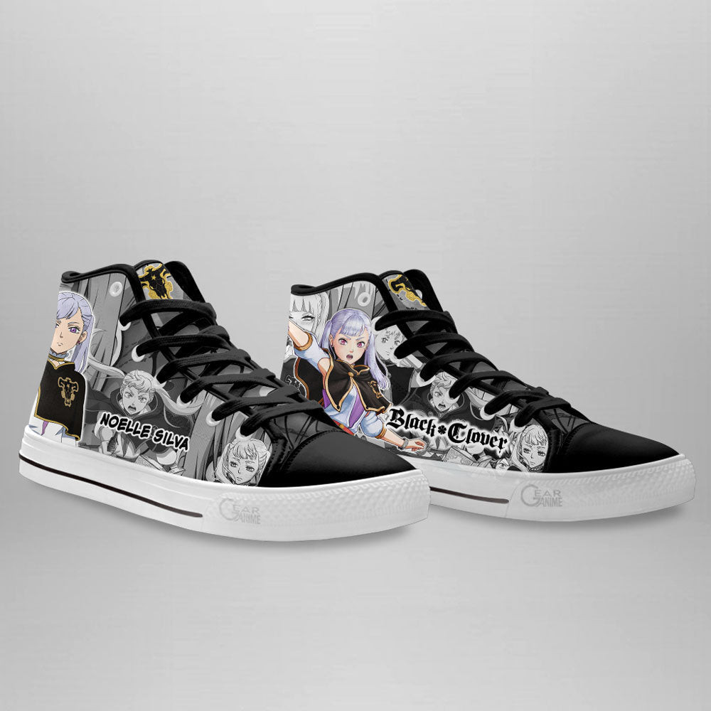Noelle Silva High Top Shoes Custom Black Clover Anime Sneakers