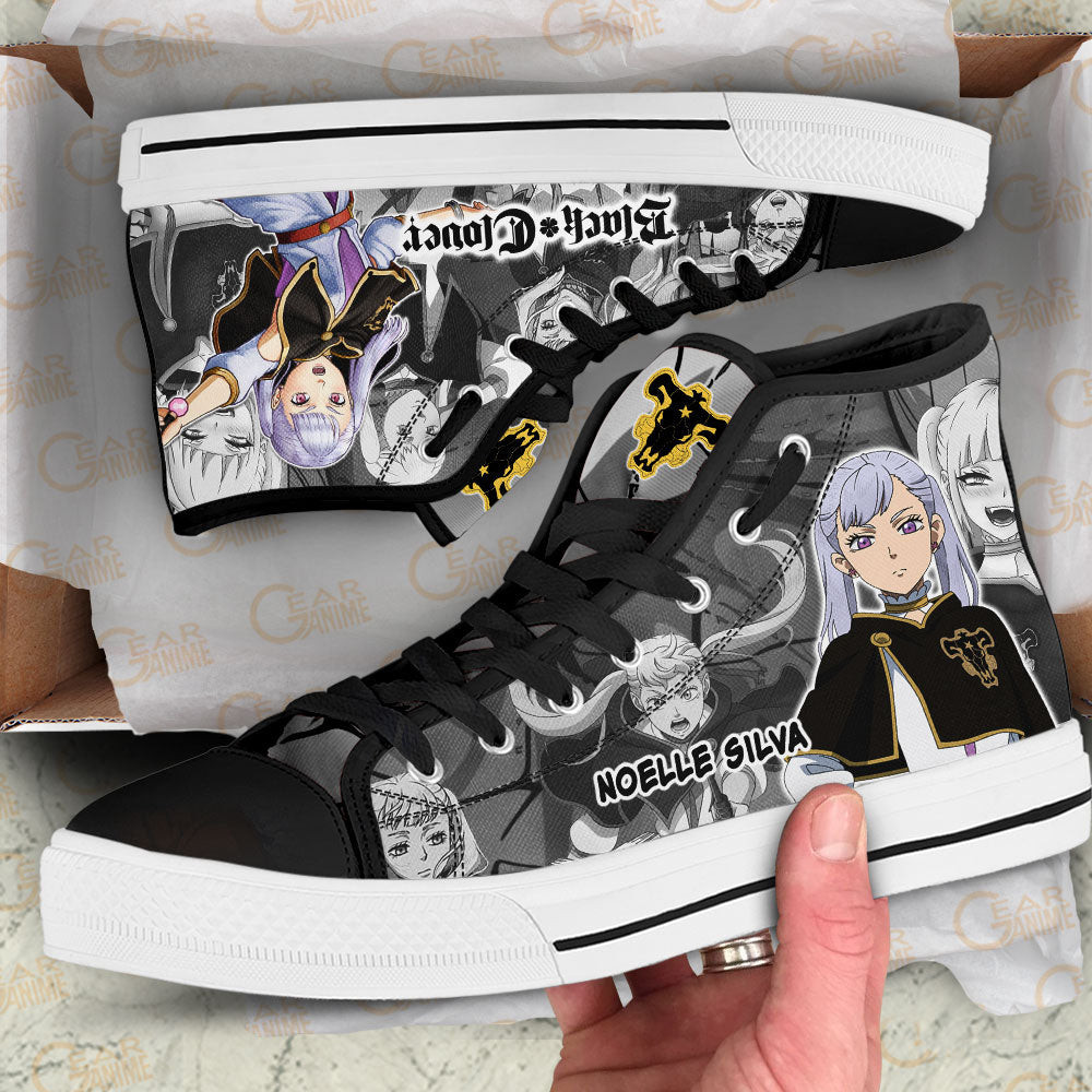 Noelle Silva High Top Shoes Custom Black Clover Anime Sneakers