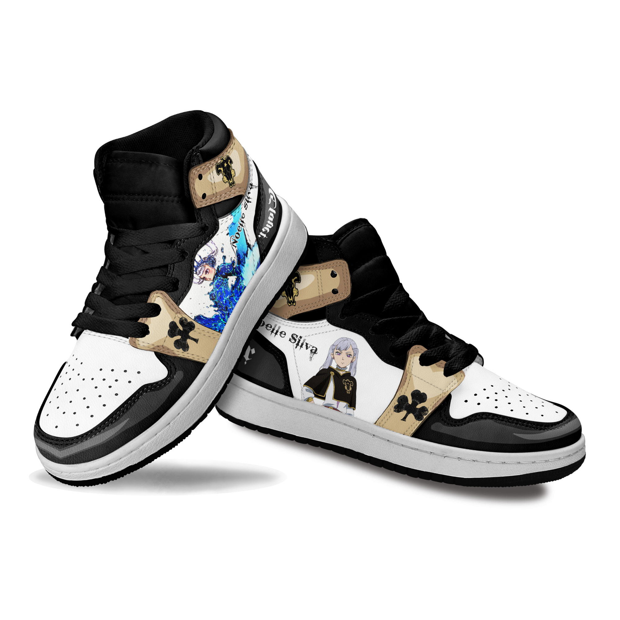 Noelle Silva Kids Sneakers Custom Black Clover Anime Shoes For Kids