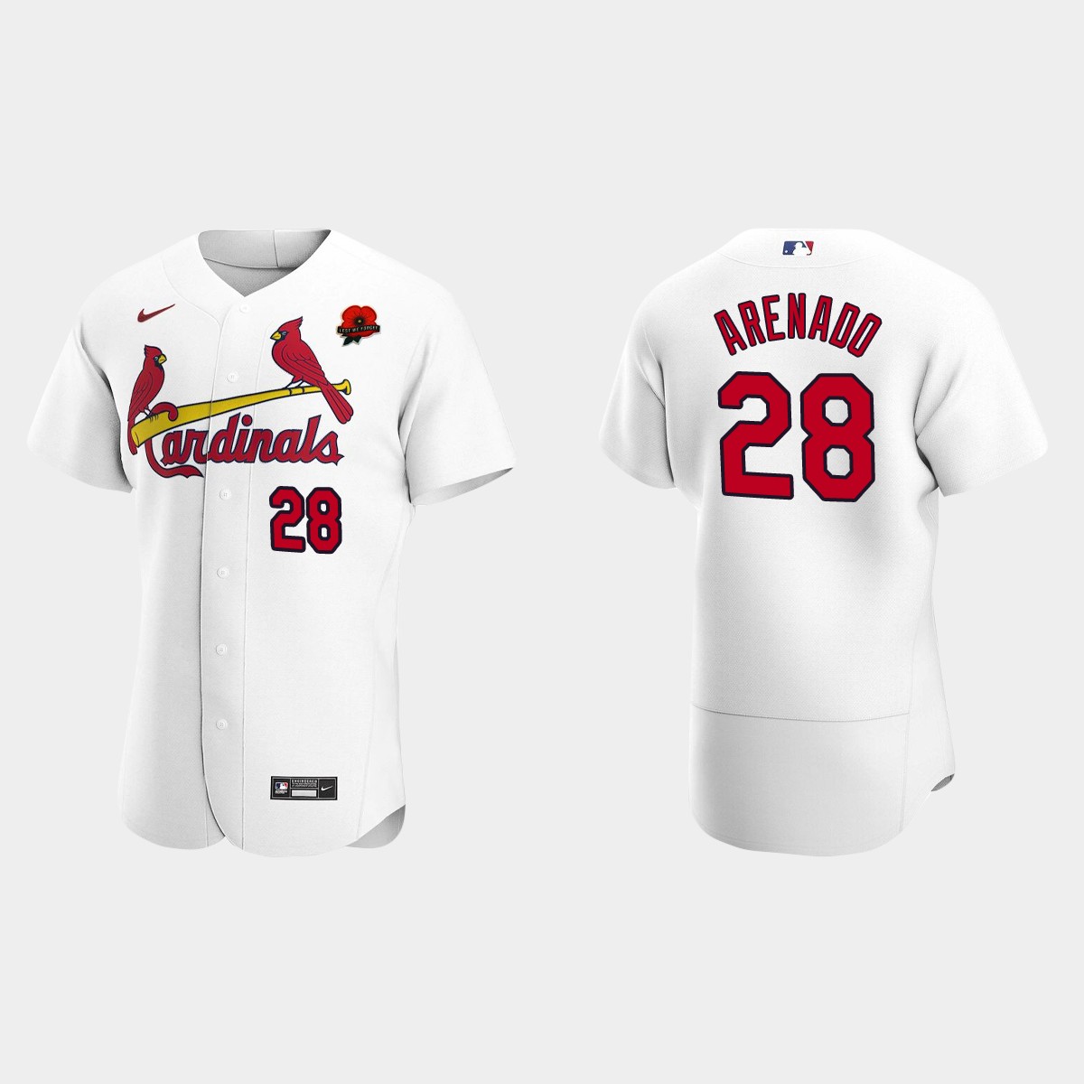 Nolan Arenado St. Louis Cardinals 2021 Memorial Day Jersey - White