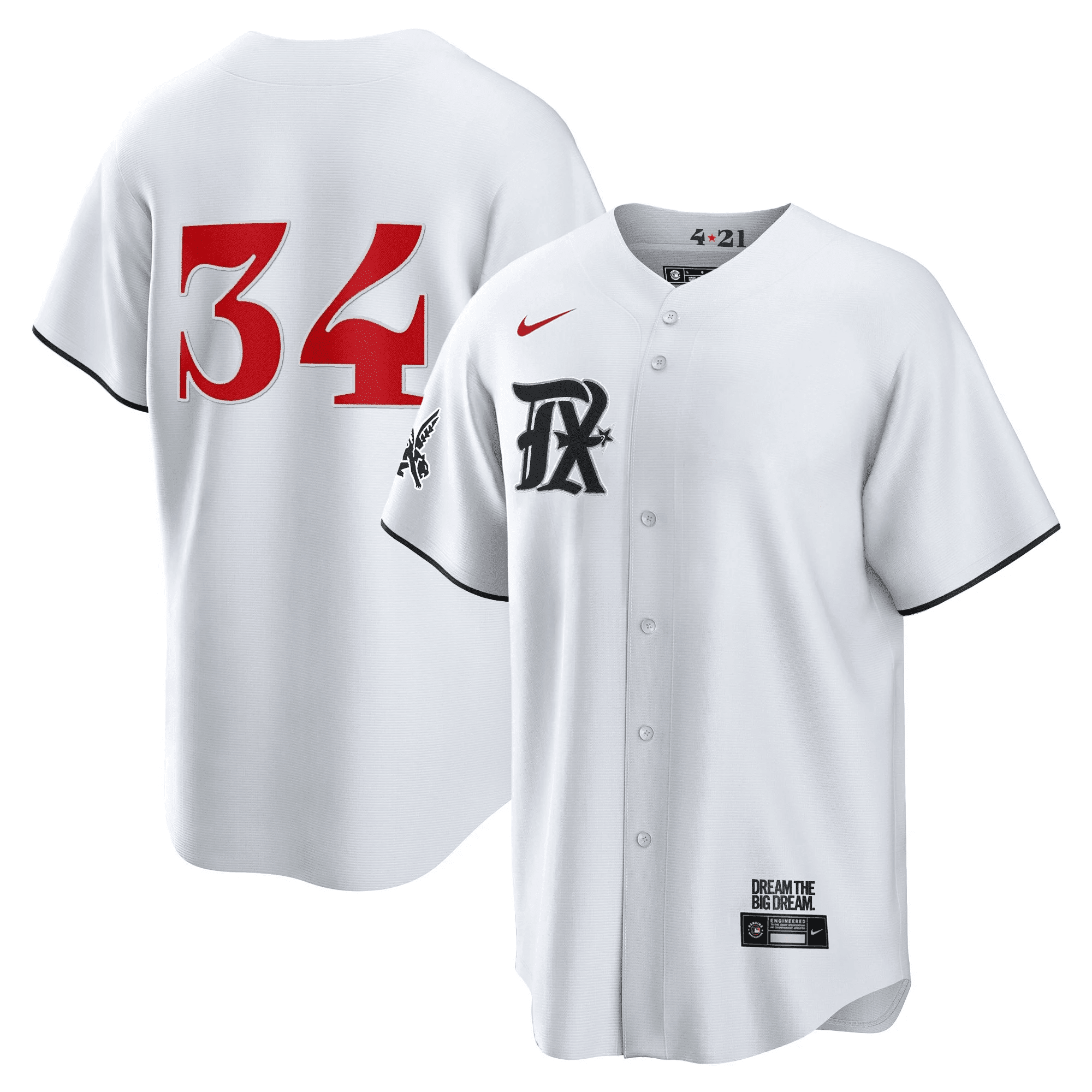 Nolan Ryan Men's Texas Rangers 2023 City Connect Collection Cool White Jersey - All Stitched