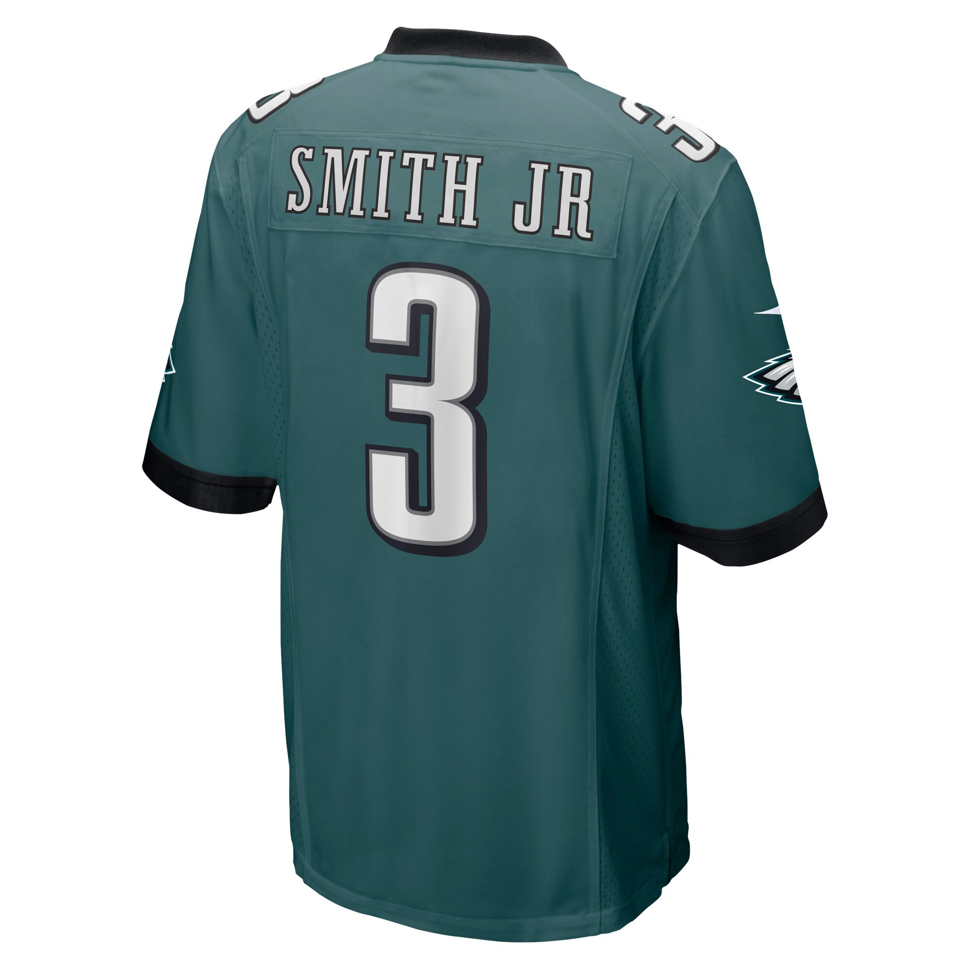 Nolan Smith Jr 3 Philadelphia Eagles 2023 NFL Draft Game Stitched Jersey – Midnight Green