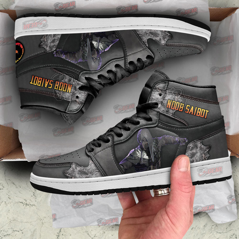 Noob Saibot Mortal Kombat JD Sneakers Shoes For Fans, Air Jordan Hightop