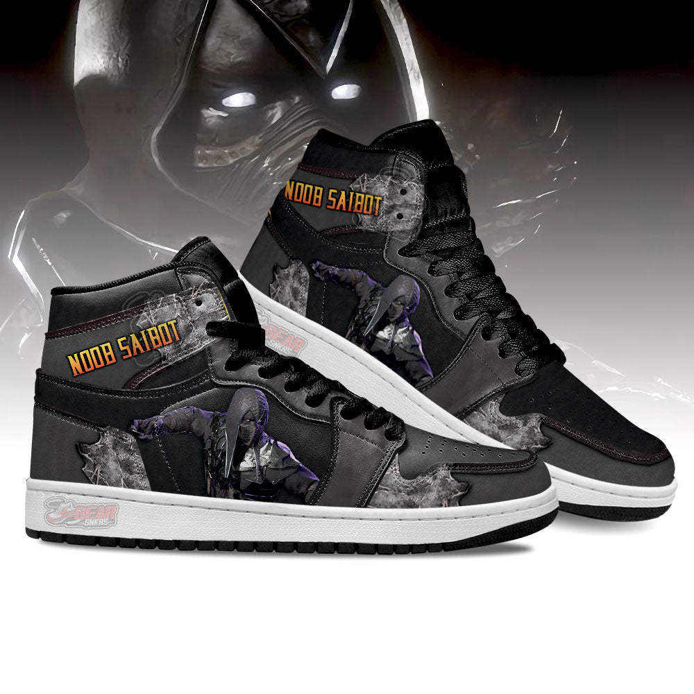 Noob Saibot Mortal Kombat JD Sneakers Shoes For Fans, Air Jordan Hightop