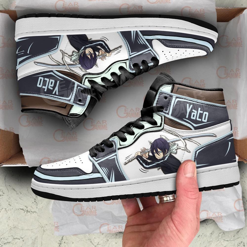 Noragami Yato JD1s Sneakers Anime Shoes, Air Jordan Hightop