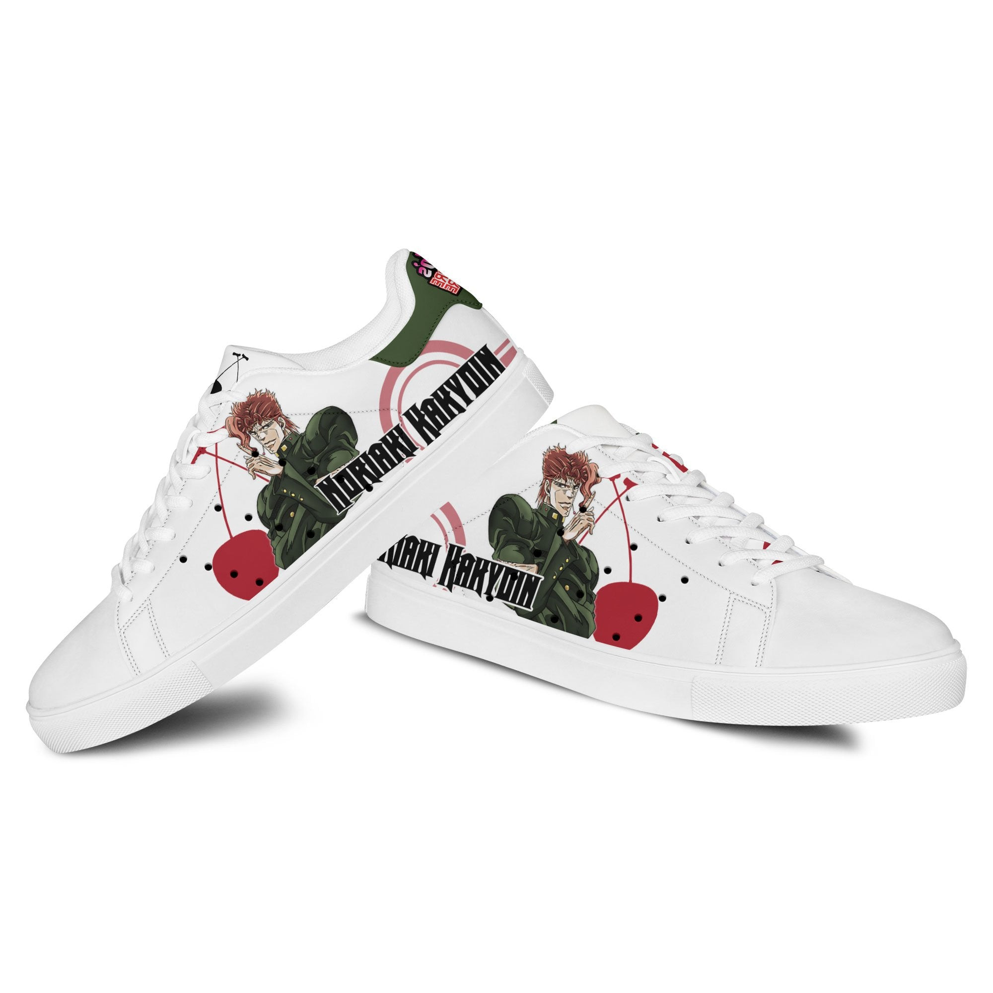 Noriaki Kakyoin Skate Sneakers Custom Anime Jojo’s Bizarre Adventure Shoes