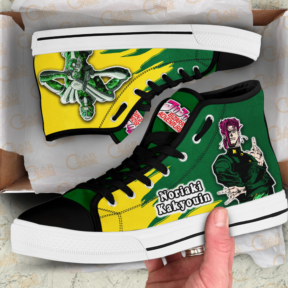 Noriaki Kakyouin High Top Shoes JoJo’s Bizarre Adventure Anime Sneakers