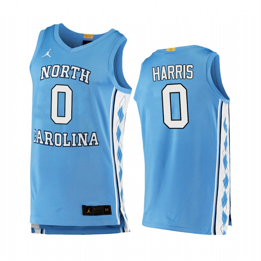 North Carolina Tar Heels Anthony Harris Blue 2020-21 College Jersey