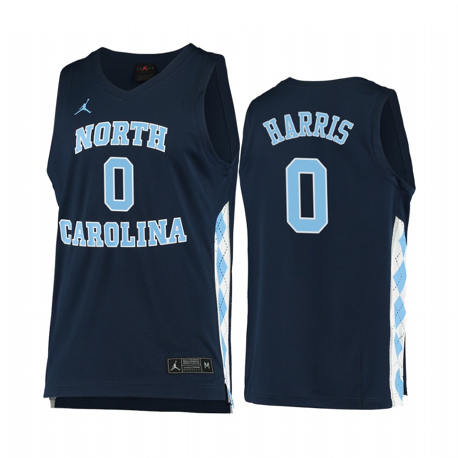 North Carolina Tar Heels Anthony Harris Navy Alternate 2020-21 College Jersey