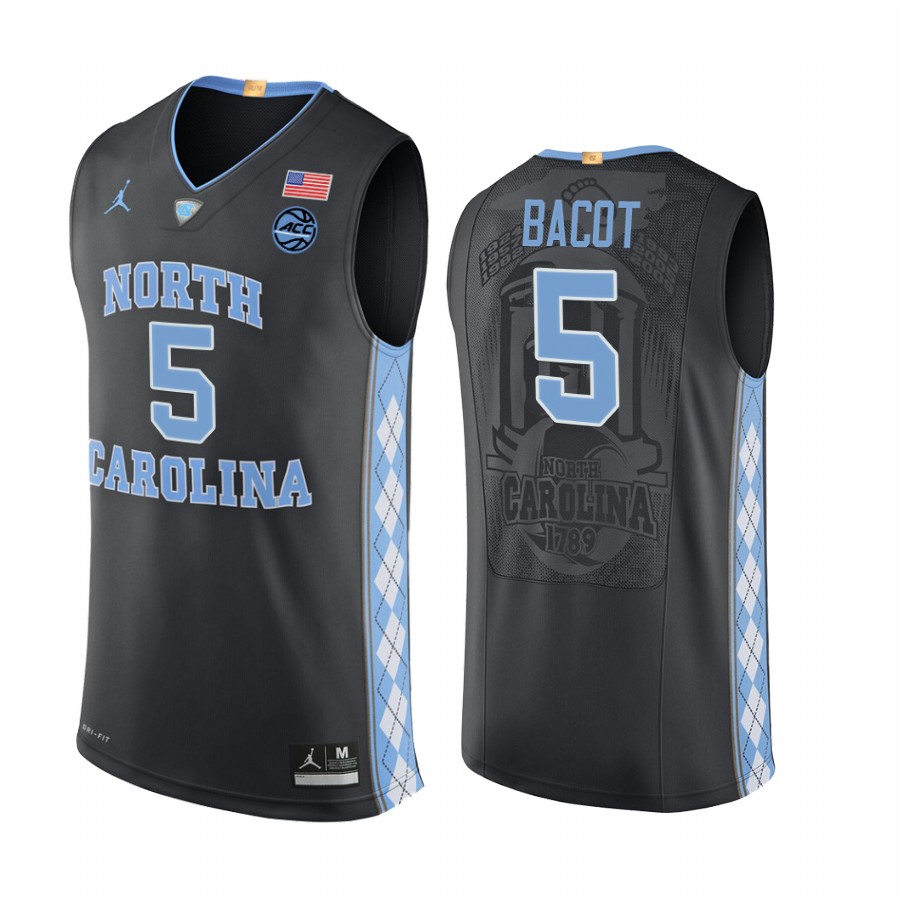 North Carolina Tar Heels Armando Bacot Black Jersey College