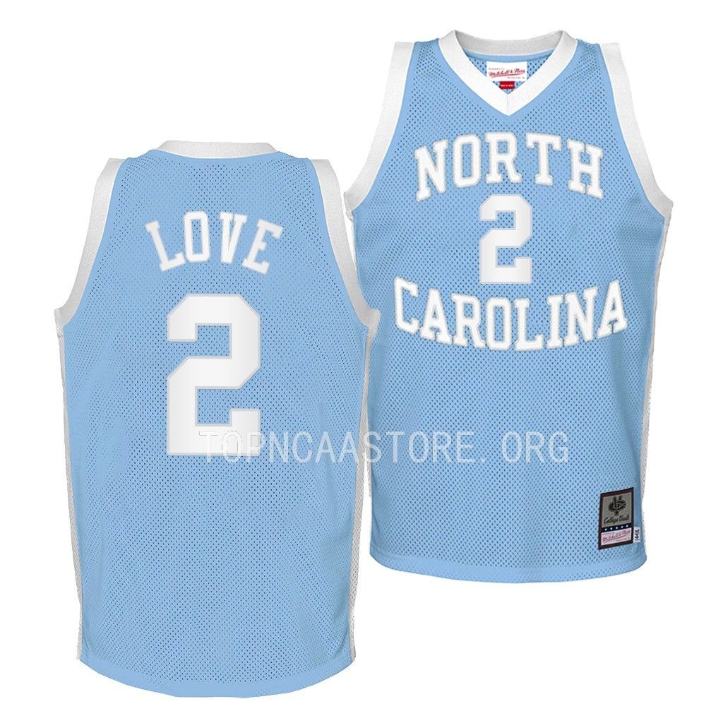 North Carolina Tar Heels Caleb Love Throwback 2022-23 NCAA Jersey Youth Blue