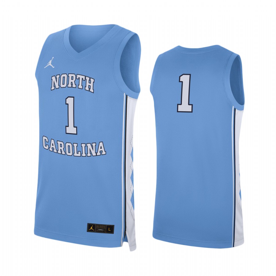 North Carolina Tar Heels Carolina Blue College Baketball Jersey