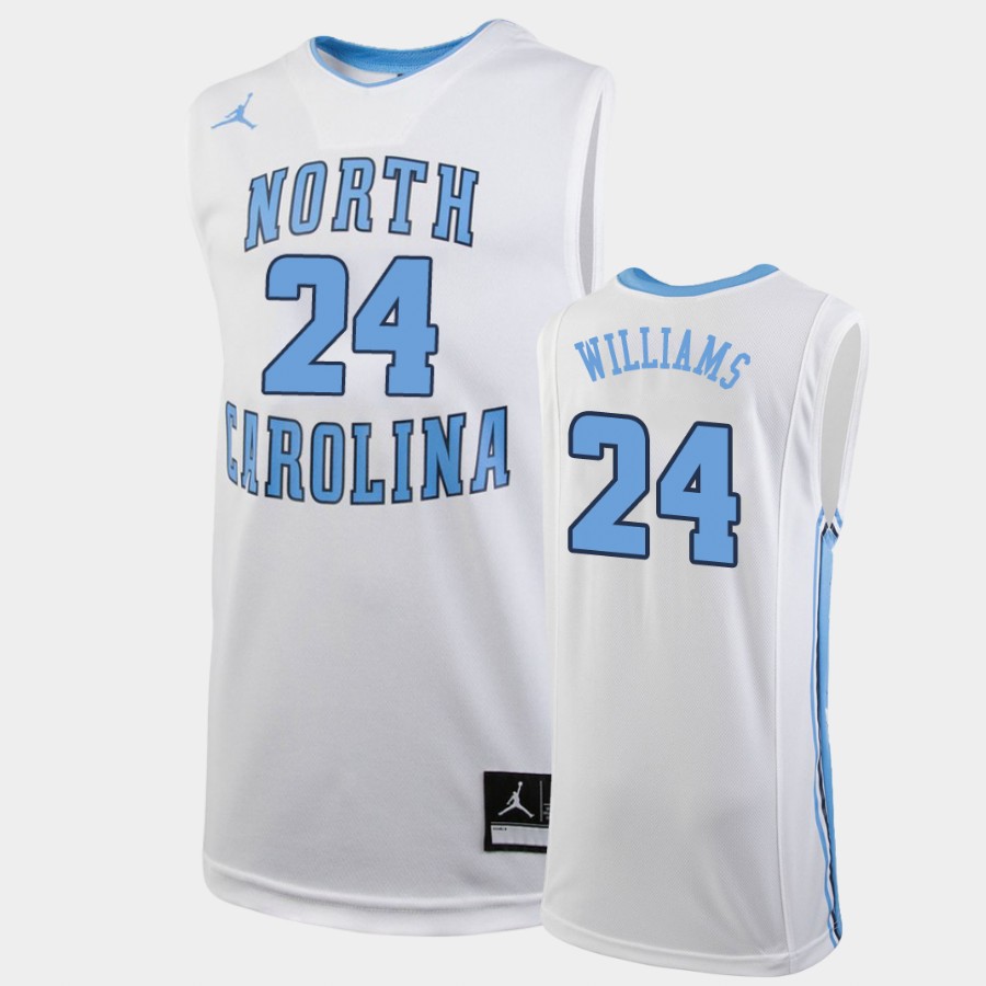North Carolina Tar Heels Kenny Williams White College Jersey