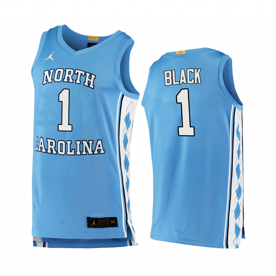 North Carolina Tar Heels Leaky Black Blue 2020-21 College Jersey