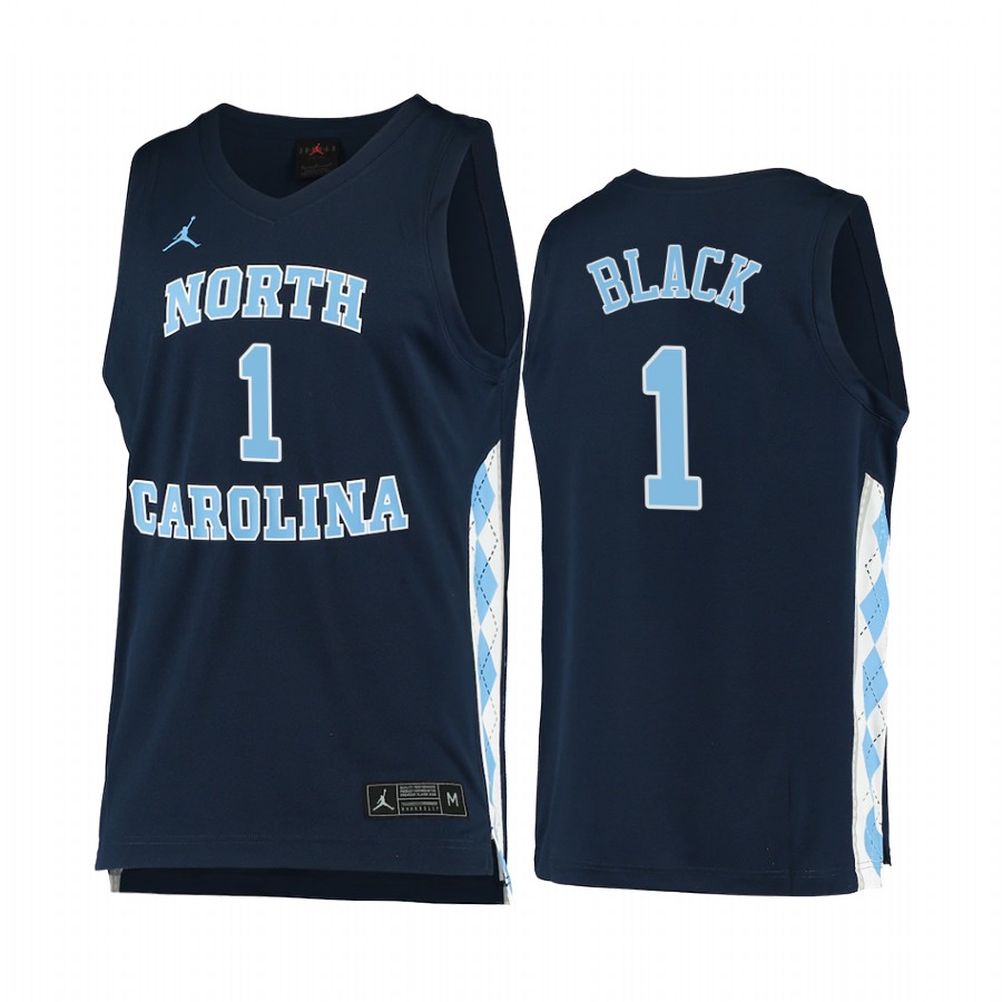 North Carolina Tar Heels Leaky Black Navy Alternate 2020-21 College Jersey