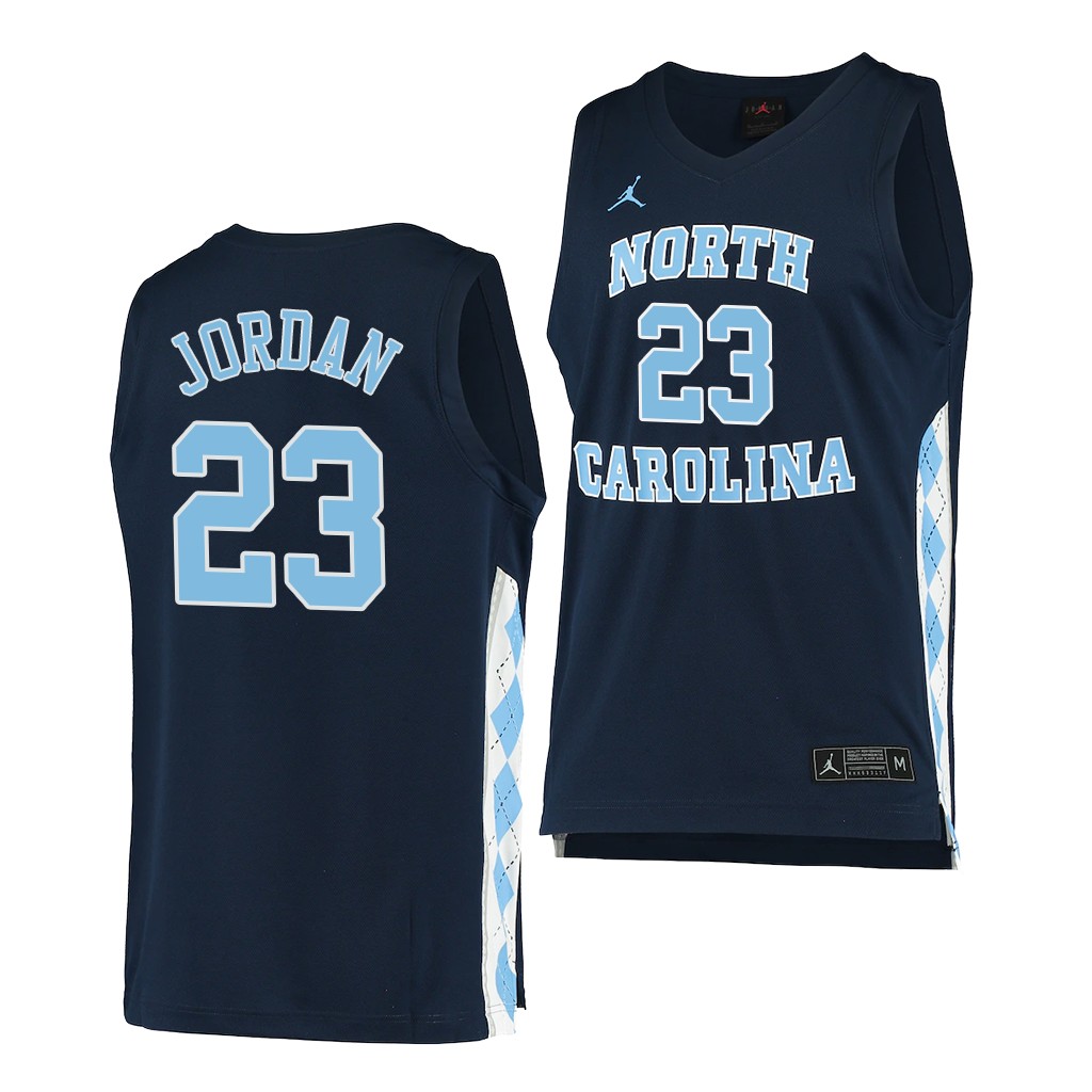 North Carolina Tar Heels Michael Jordan Navy 2020-21 Alternate Men College Jersey