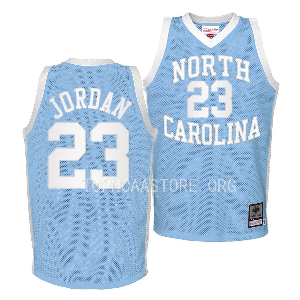 North Carolina Tar Heels Michael Jordan Throwback NCAA Jersey Youth Blue