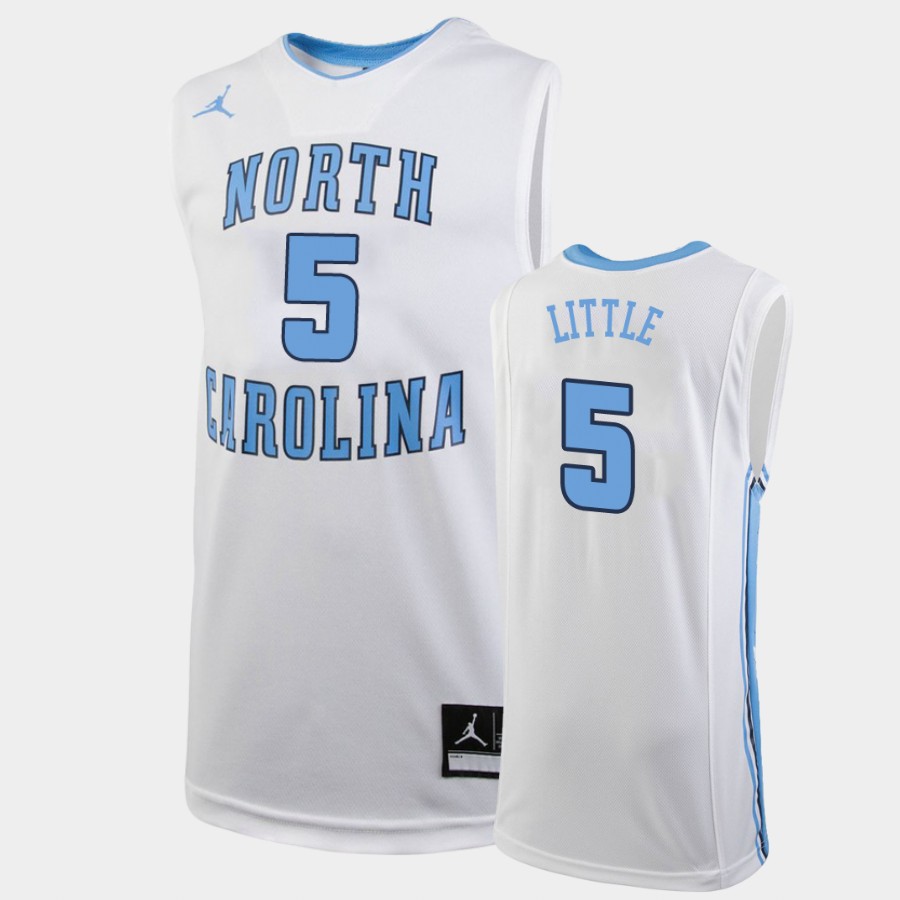 North Carolina Tar Heels Nassir Little White College Jersey
