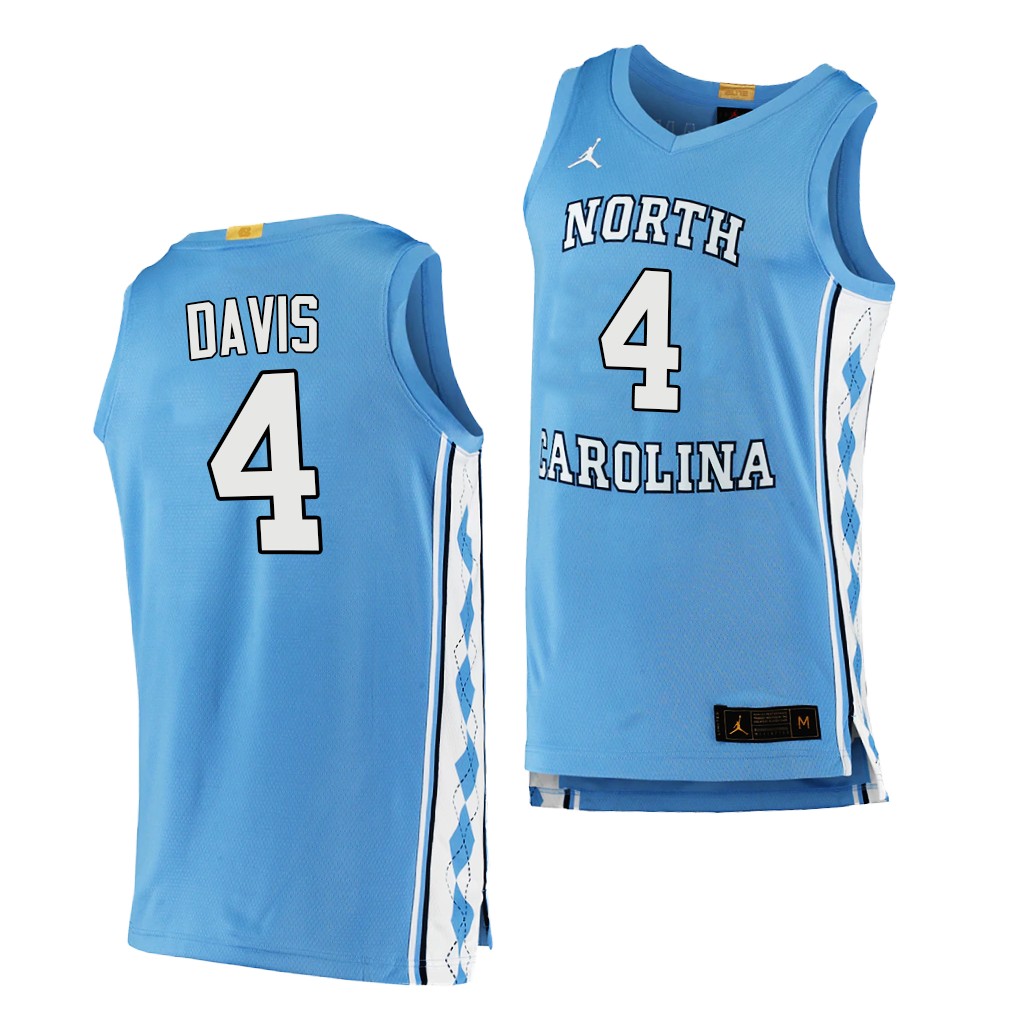 North Carolina Tar Heels R.J. Davis Blue College Jersey