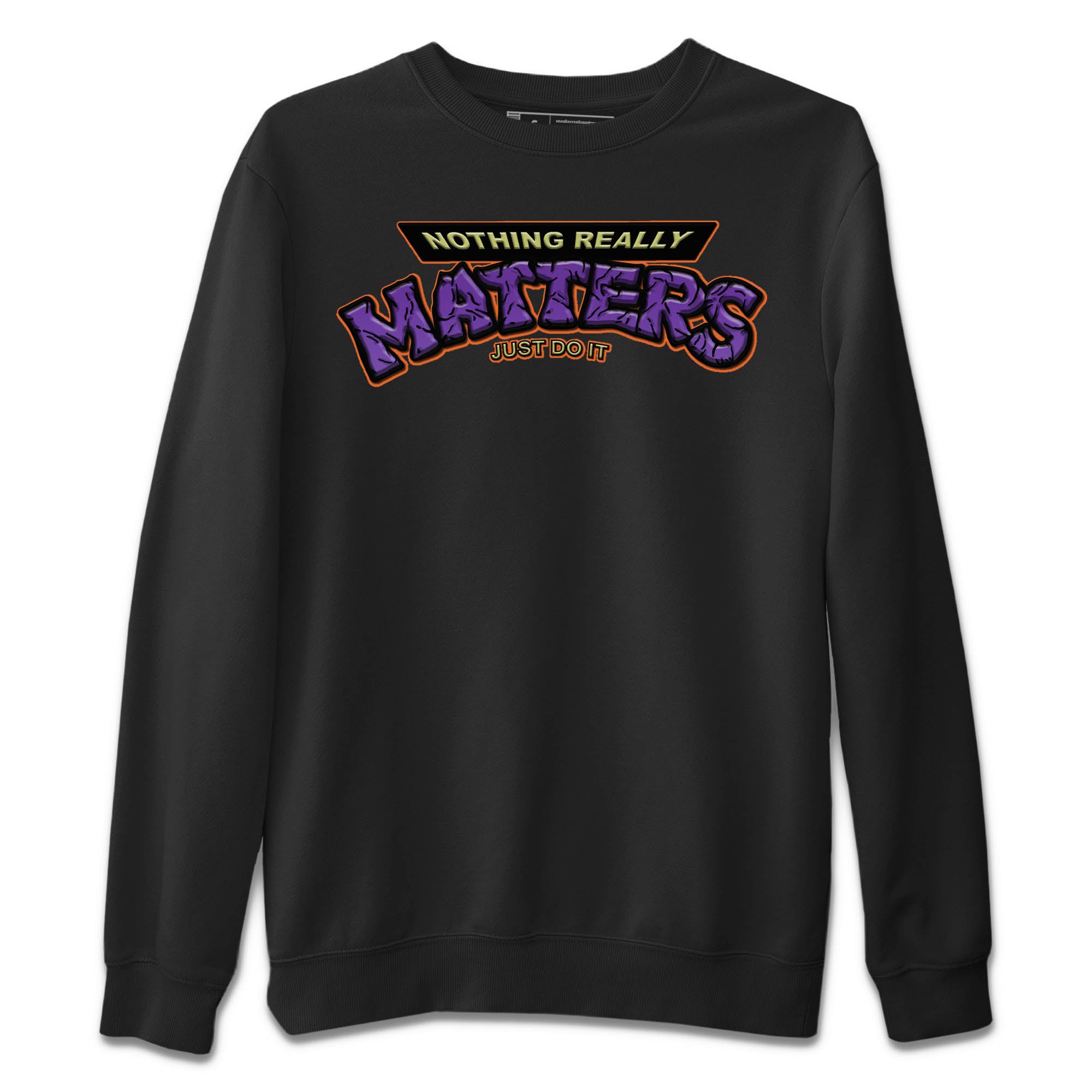 Nothing Matters Unisex Sweater – Air Jordan 4 Canyon Purple, Sneakers Matching Sweater