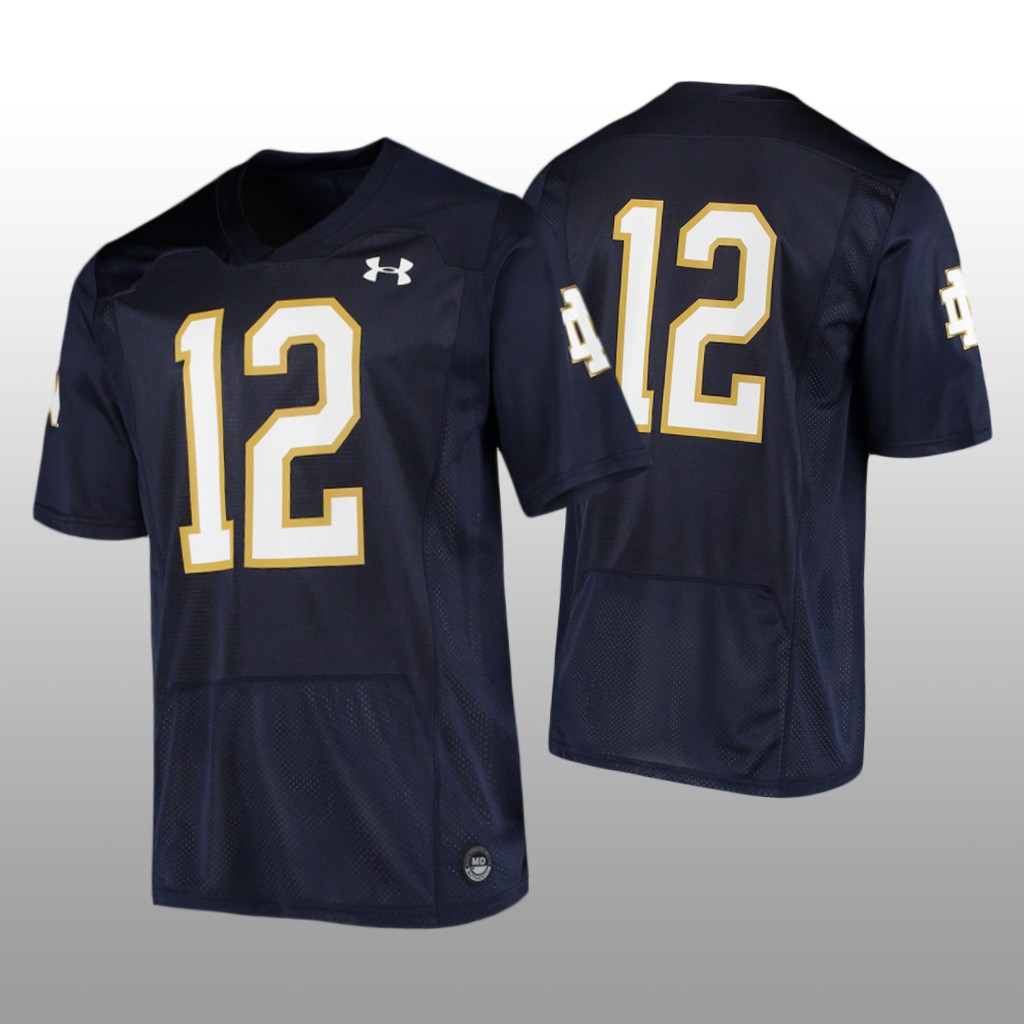 Notre Dame Fighting Irish #12 Navy Jersey