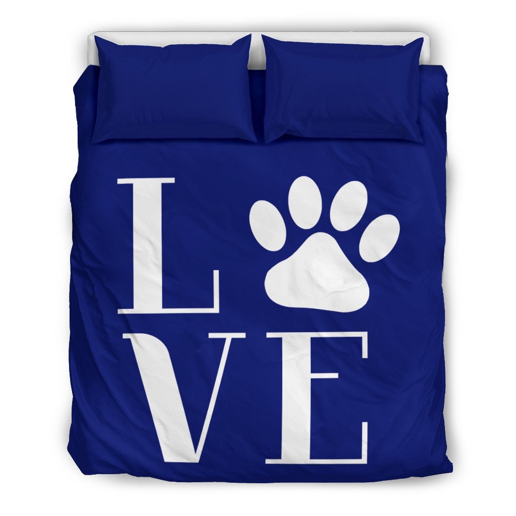 Np Love Dogs 3D Customized Duvet Cover Bedding Set