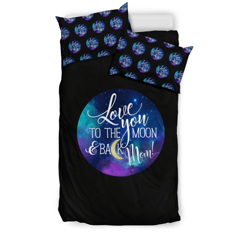 Np Love You To The Moon 3D Customized Duvet Cover Bedding Set