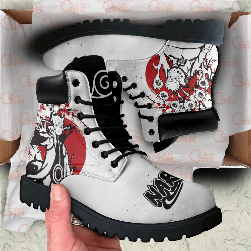 Nrt Uzumaki Bijuu Boots Anime Custom Shoes Japan Style