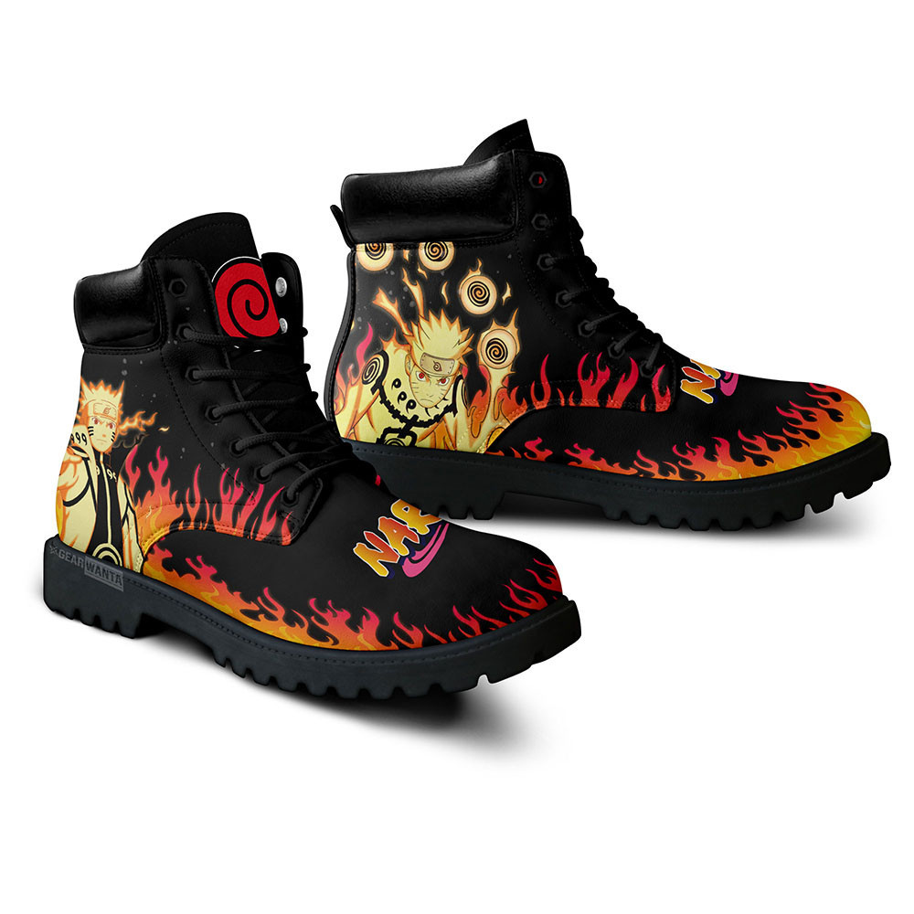 Nrt Uzumaki Bijuu Boots Custom Anime Shoes