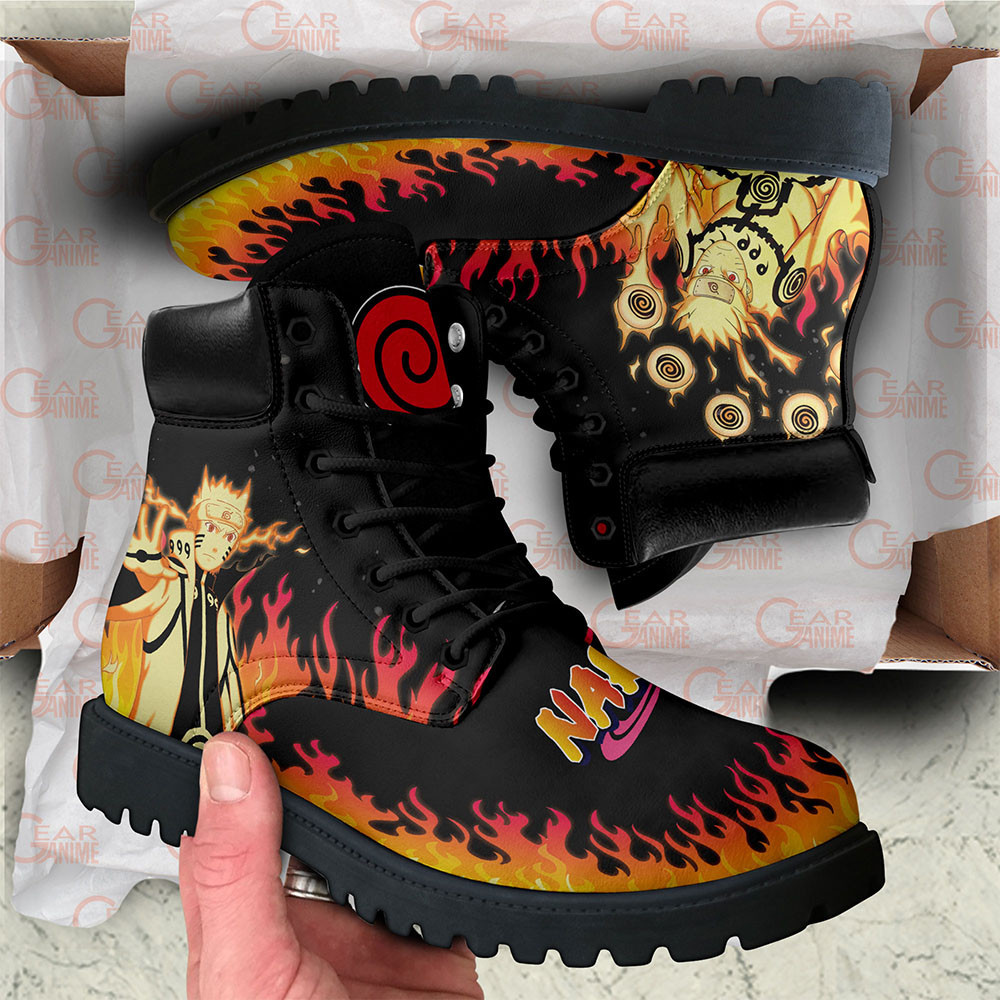 Nrt Uzumaki Bijuu Boots Custom Anime Shoes