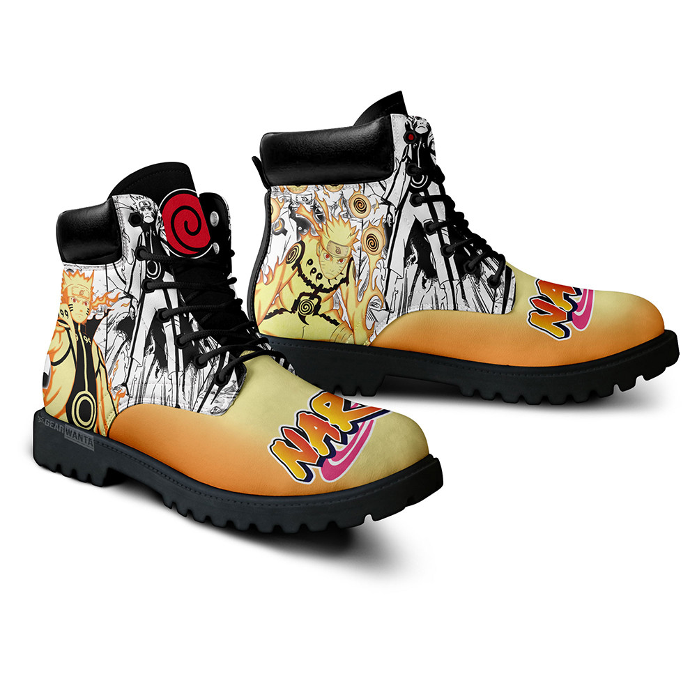 Nrt Uzumaki Bijuu Boots Custom Anime Shoes Mix Manga Style