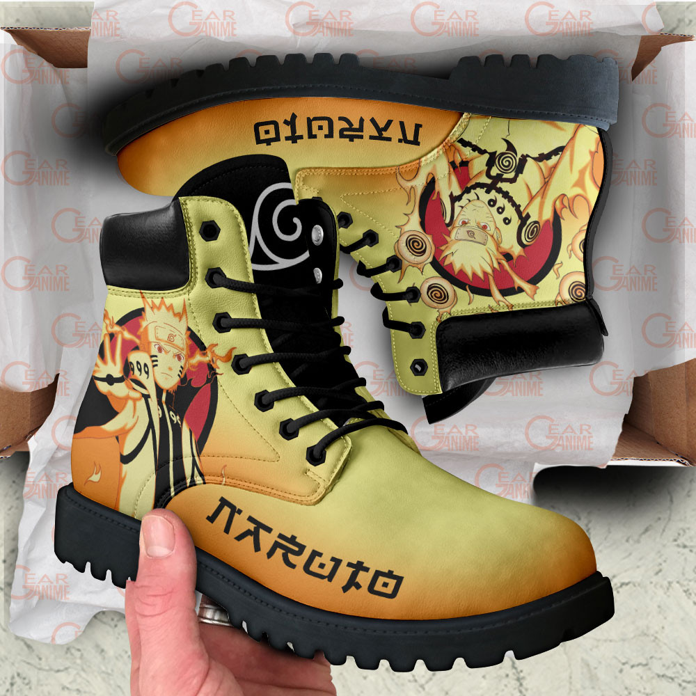 Nrt Uzumaki Bijuu Boots Custom Shoes For Anime Fans