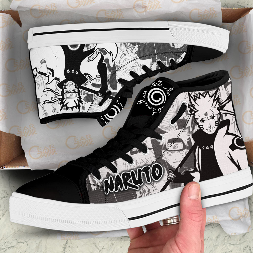 Nrt Uzumaki Bijuu High Top Shoes Custom Manga Anime Sneakers